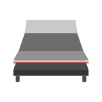 king single bed icon